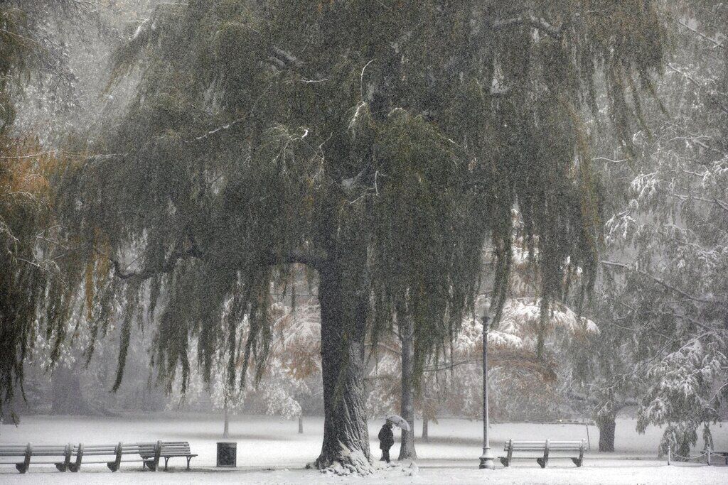 APTOPIX Wintry Weather Boston